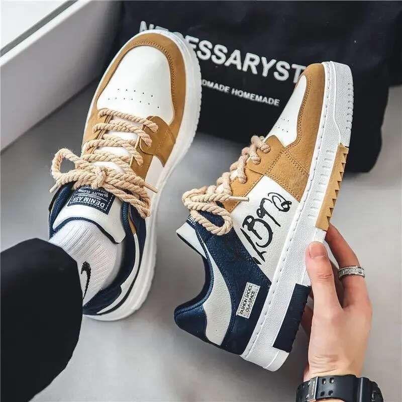 2025 New Men's Multi functional Thick soled Designer Fashion Sports and Leisure Skateboarding Shoes