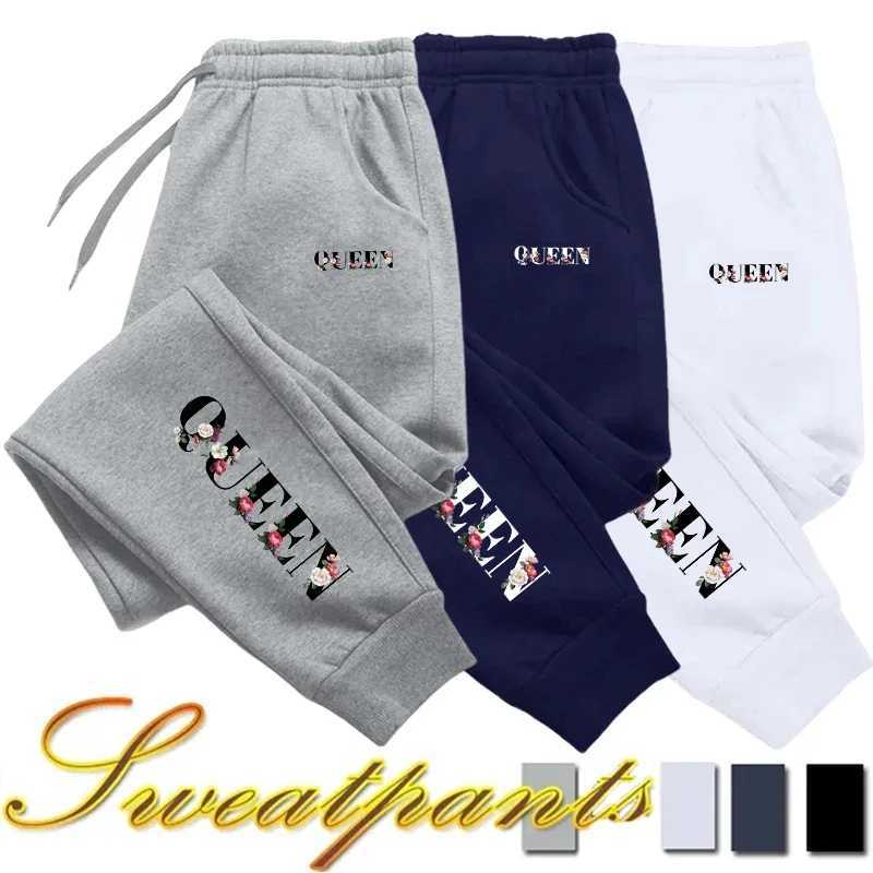 Womens Tracksuit Trousers QUEEN Letter Printing Street Sweatpants Daily Casual Simplicity Versatile Harajuku Sport Jogging Pants X250319