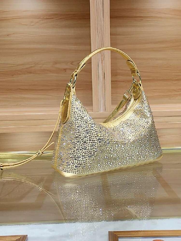 New Women s Shiny Evening Dress trend leisure Handbag Designer Women s Exquisite Off Shoulder Fashion Large Capacity Handbag Girl Gift Trendy Shoulder
