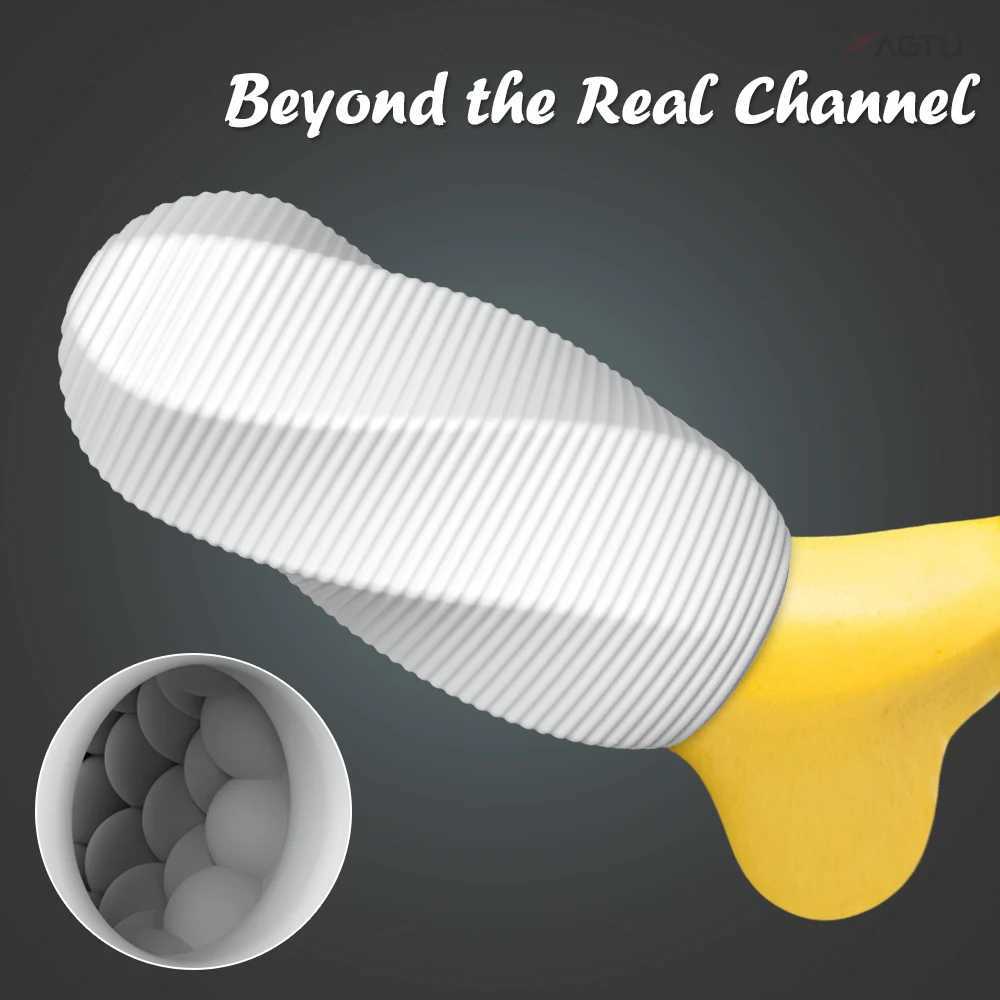 Male Masturbator Vaginal Vacuum Bag Soft Vaginal Endurance Silicone Sports Toy Mens Manual Cup Adult ProductsXJ250319