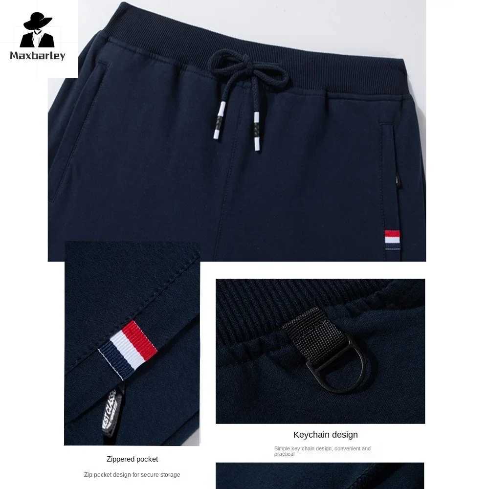 Autumn Pants Men Fitness Sportswear Tracksuit Elastic Waist Sweatpants Cotton Trousers Loose Gyms Jogger Track Pants Mens M- 8XL X250319