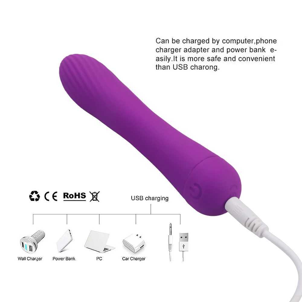 10 Modes G-Spot Vibrators AV Wand Vagina Massagers Clitoris Stimulation Sex Toys Shop For Women Adult Couple Female Masturbators W250319
