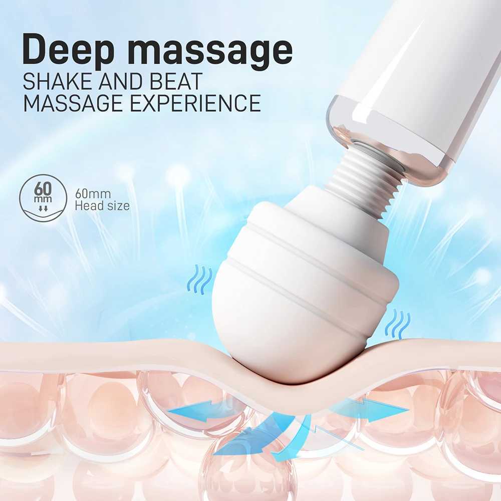 Powerful Big Magic Wand vibrator sex toy female masturbator Clitoris stimulator G-Spot dildo vibrator AV adult sex toy W250319