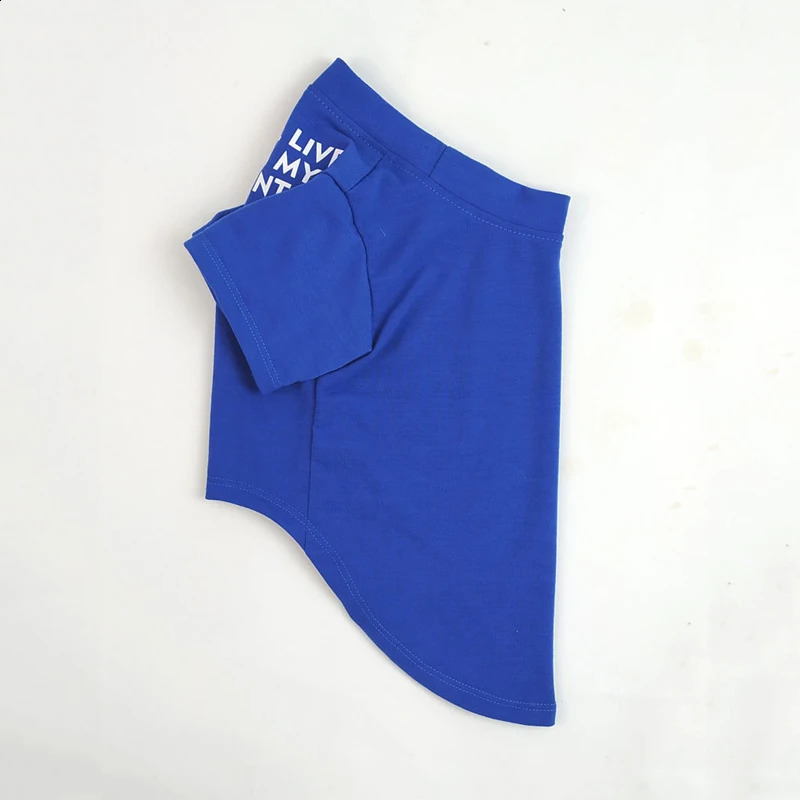 Small and mediumsized dog printed letter Tshirt cotton breathable pet clothing puppy shirt spring summer 250318
