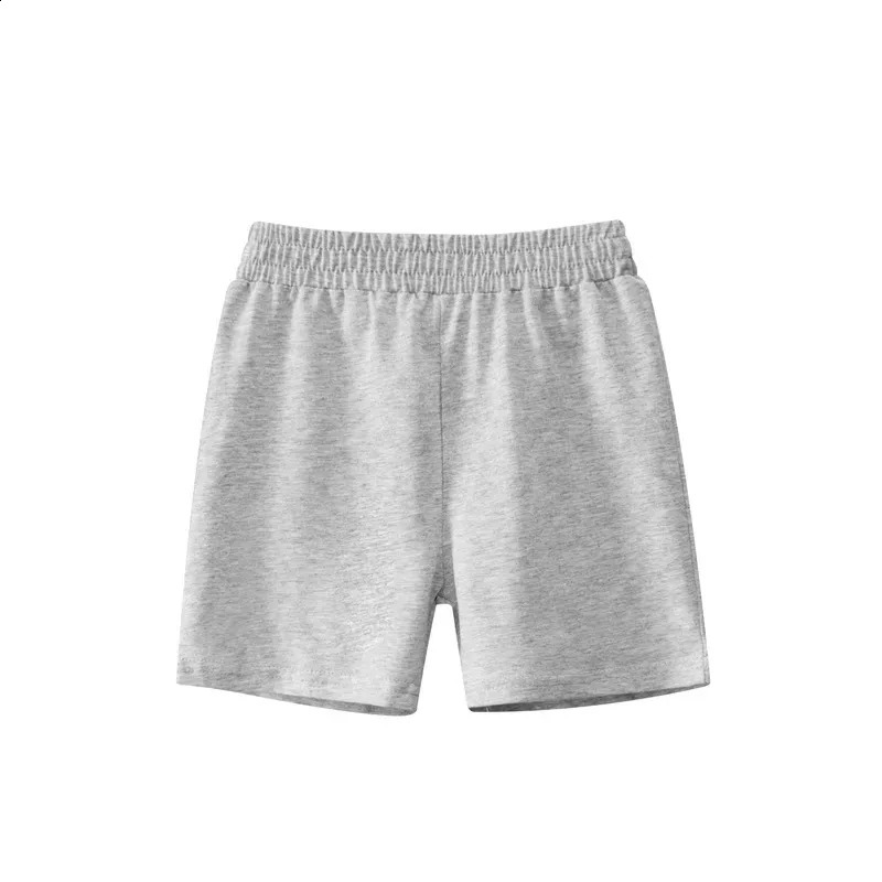 Summer Childrens Sports Shorts Candy Color Short Pants for Boys Elastic Waist Beach Shorts Cotton Kids Clothes 250319