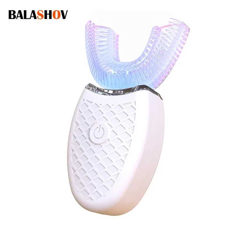 Sonic electric toothbrush teeth cleaning ultrasonic teeth brush ultrasonic 360 degree teeth brush automatic U-shaped silicone M250319