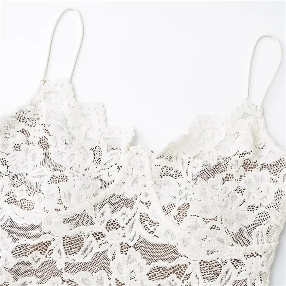 womens lace Camisol lace pattern adjustable spaghetti strap elegant y2k 250314
