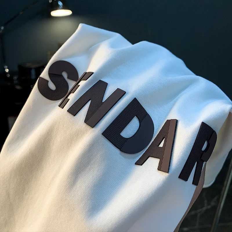 Fashionable and minimalist printed short sleeved T-shirt suitable for summer street fashion loose half sleeved topT250318