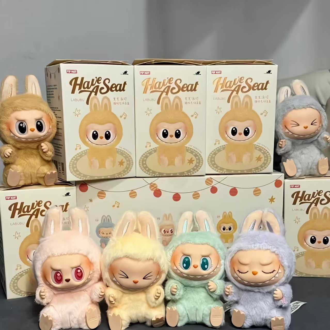 Keychains Lanyards Vinyl face plush doll toy H250318