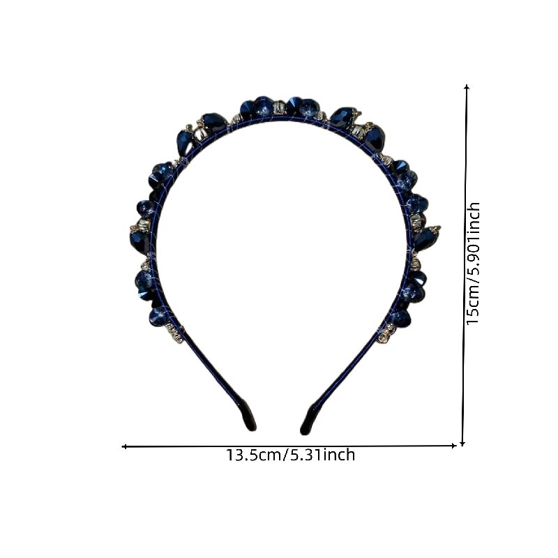 Chic Women's Faux Crystal Hair accessory Ideal for Bridal Parties and Special Occasions