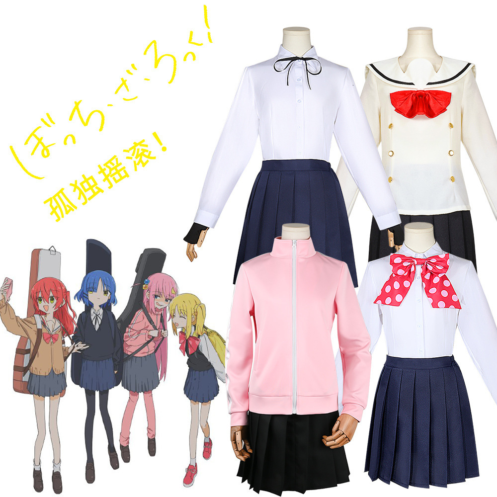 Lonely Rock Cosplay Goto Ichiyoshi Higashiko Yamada Ryo JK Uniforms Skirt Cos Costume
