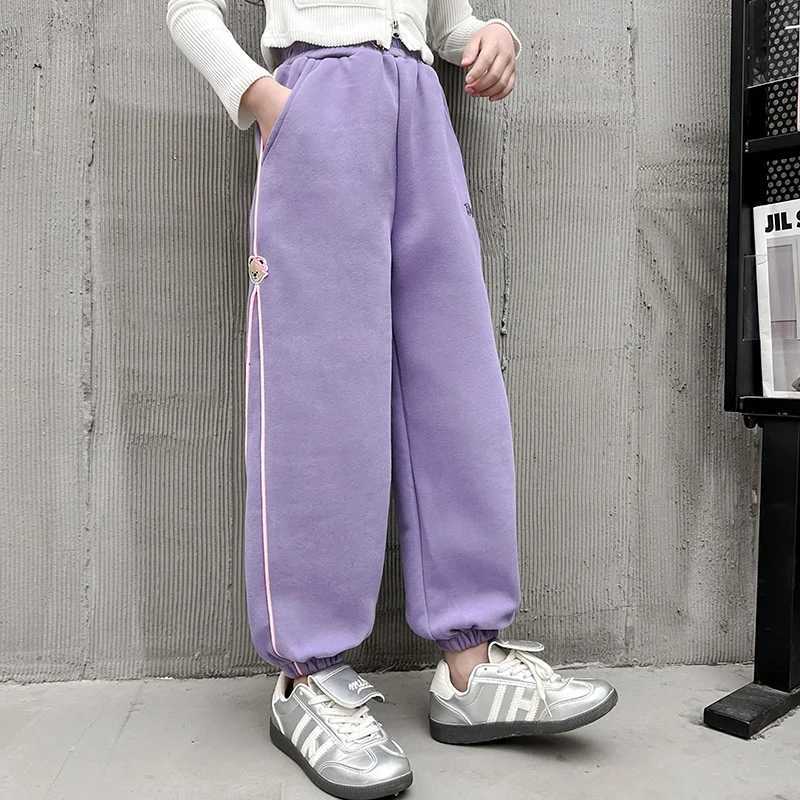 Spring New Girls Pants Bloomers Cargo Harem Pants Cotton trousers Sweatpants for 5 6 7 8 9 10 11 12 13 Years Kids Girls ClothingT250318