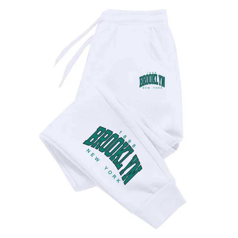 Mens Sweatpants Brooklyn Printing New Jogging Pants High Quality Fashion Casual Tracksuit Trousers Harajuku Sport Streetwear y2k X250319