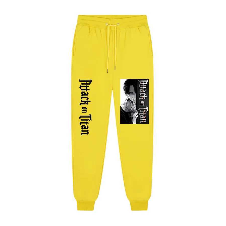 Quality Fleece Trousers Japanese Anime Attack on Titan Printed Men Women Men Jogging Pants Hip Hop Streetwear Men SweatpantS X250319