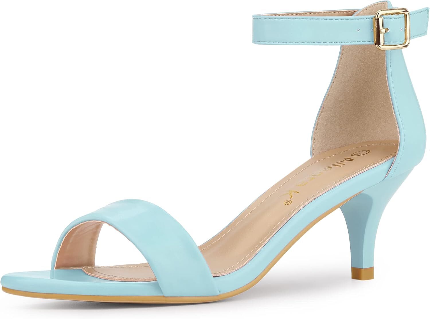 2025 New Designer sandals Women's ankle strap cat heel sandals