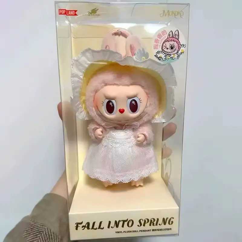 Popular Labubu plush toys SKULLPANDA Mokoko Zimomo Halloween Labubu keychain dolls Christmas gifts keychain childrens toys gifts X250318