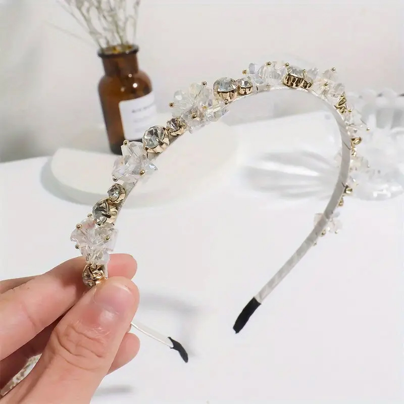 Artisanal Luxury Crystal Headpiece for Ladies Versatile Accessory for Special Occasions and Casual Outfits