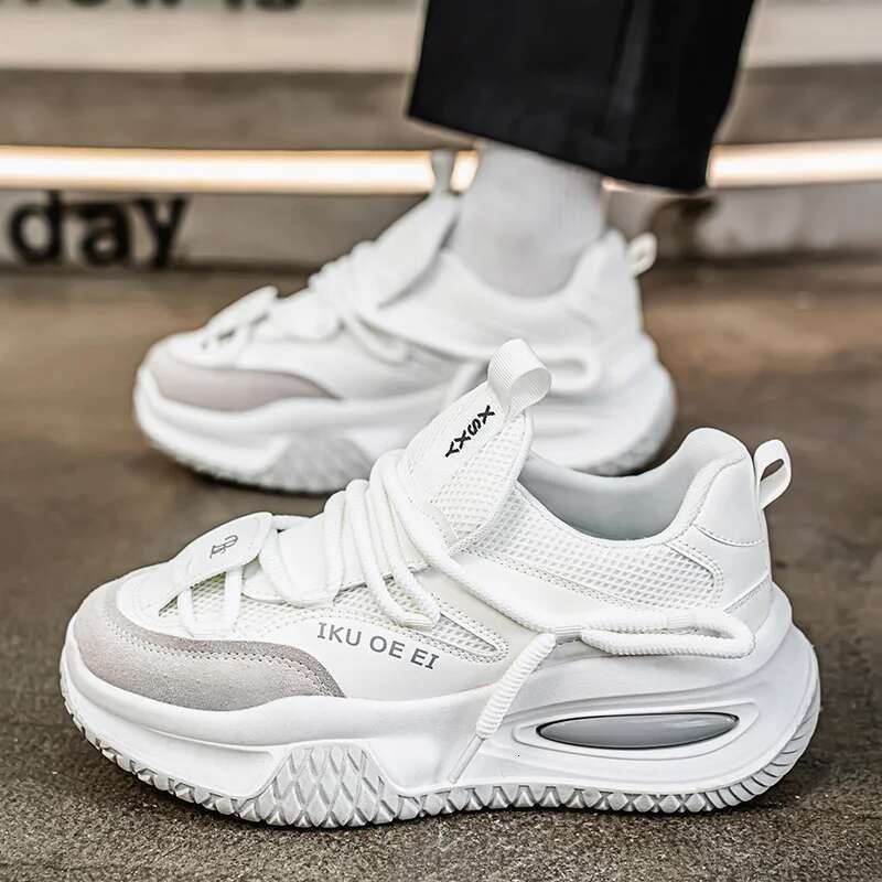 2025 new sports shoes men's hip-hop men's designer fashion shoes comfortable lace up men's casual sports shoes