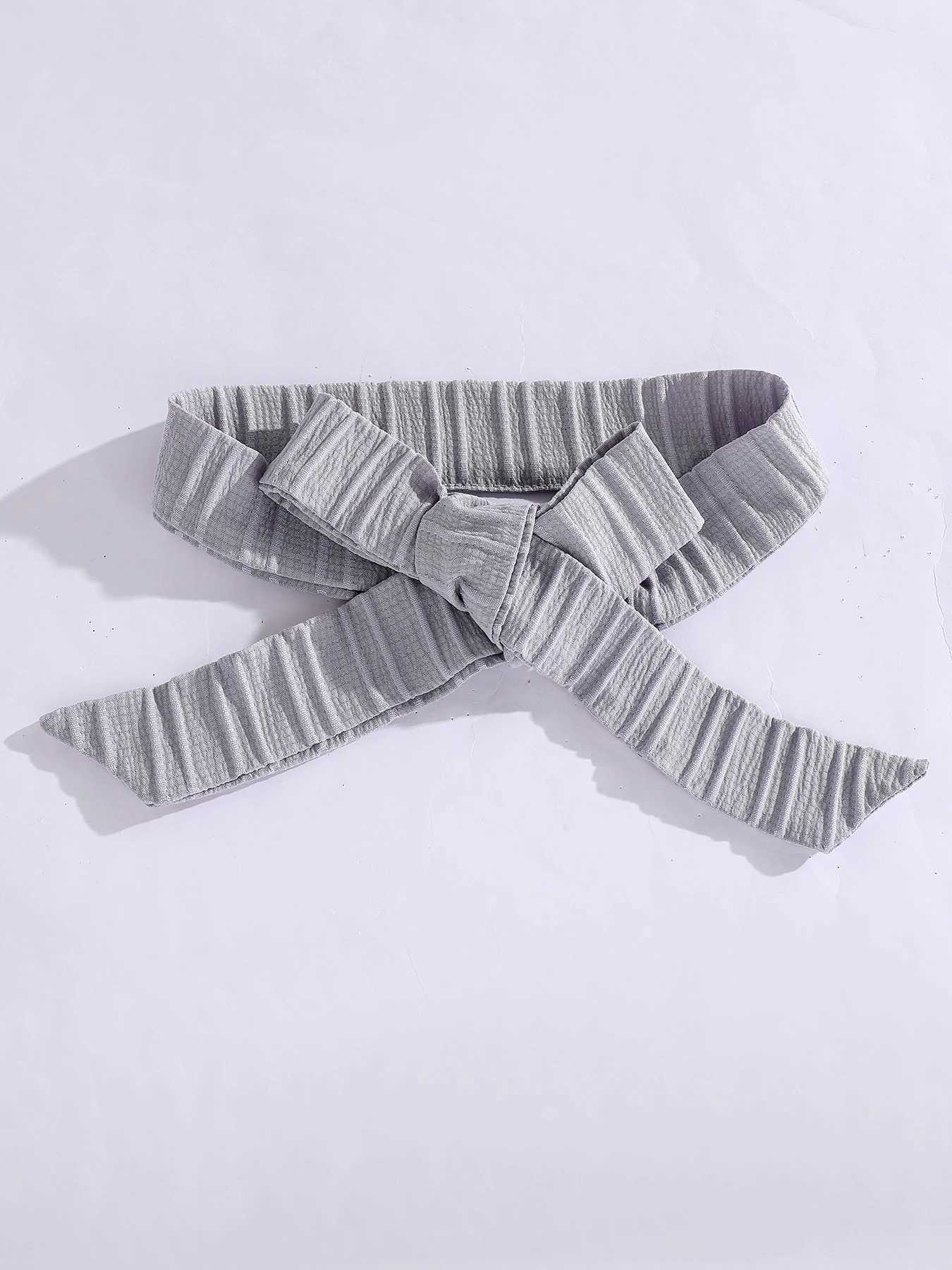 Spring and autumn girl fashion pit strip loose straight leg loose wide leg casual pants 2 piecesT250318