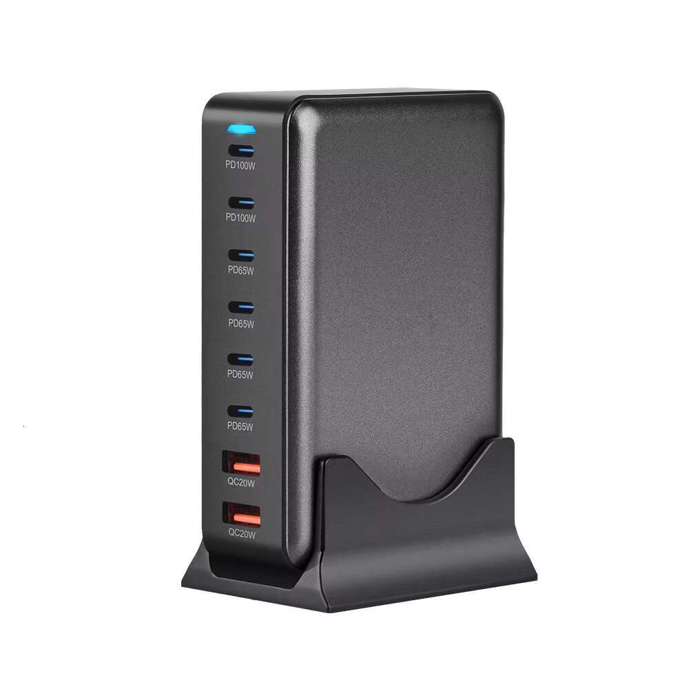 500W Super Fast Charging 6C2A Multiport Station Laptop Apple for iPhone Type C PD 100W Power Charger Adapter