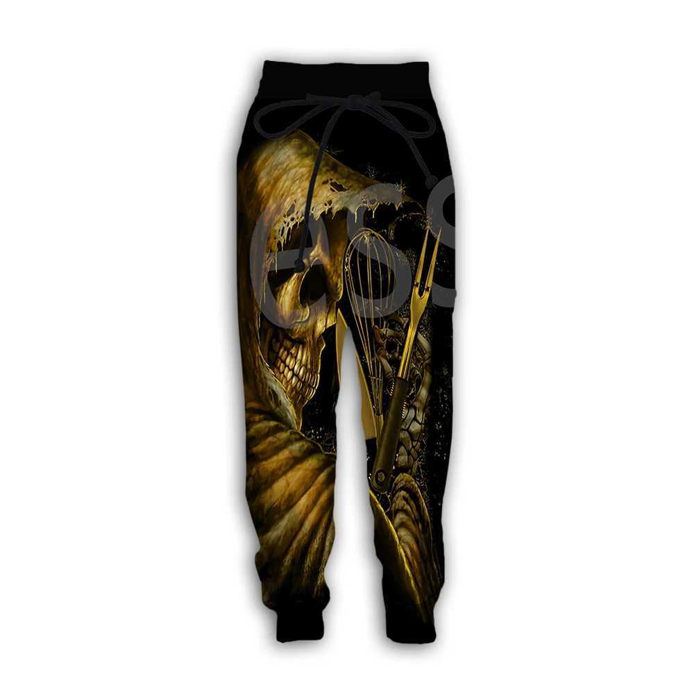 Cosplay Worker Culinary Arts Cooking Master Chef Tattoo Retro 3DPrint Men/Women Streetwear Funny Sweatpants Jogger Trousers A2 X250319