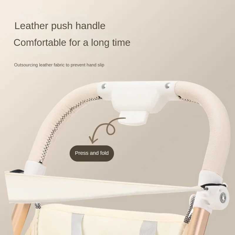 Lightweight and foldable baby stroller large childrens pocket stroller portable travel umbrella stroller for infants compact model Z250319