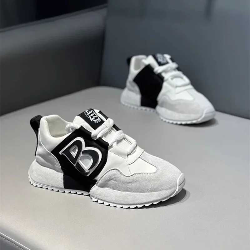 Mens Sneakers 2025 New Trend Personali Casual Shoes Chunky Lace Up Running Shoes Luxury Vcanize Footwear Tenis Mascino Z250319