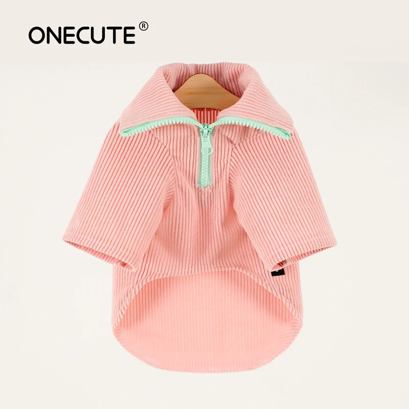 Pet Leg Zipper Shirt Small and Medium Dogs Autumn Warm and Windproof Fashionable Clothing Cotton Clothes for Puppies 250318