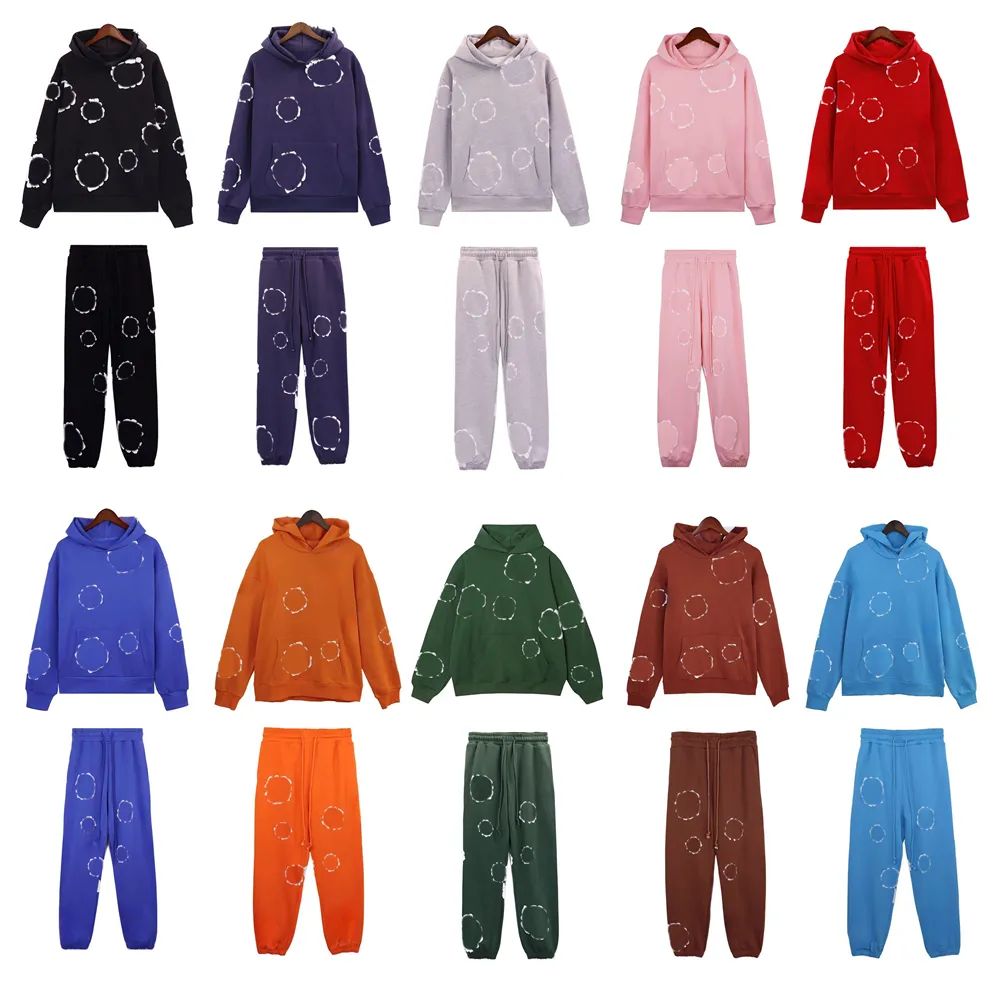 Womens hoodies men flower hoodie designer sweater Hoodies Sweatshirts Pullover Tear Sweatsuit Loose Hip Hop Jogger Tracksuit Sportwear Pants jacket