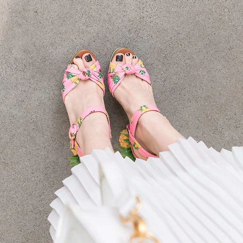 MEZEREON Sandals Womens Shoes 12 cM High Heel Pumps Bohemia Sandals Summer Buckle Strap Platform Sandals Sandalia FemiNINa 250314