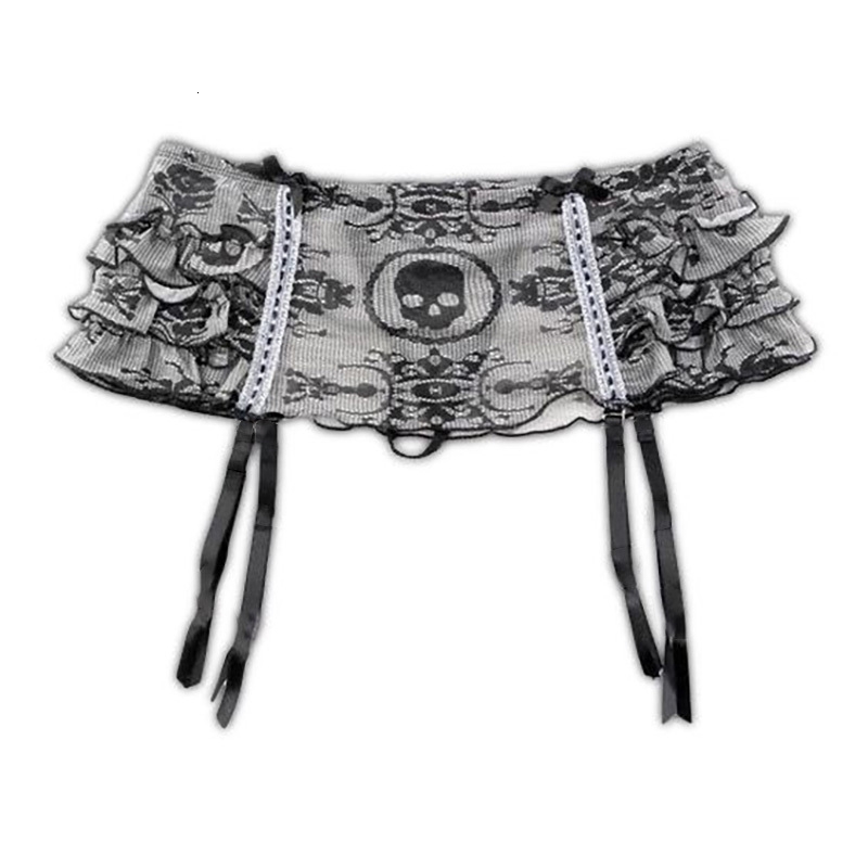 Y2k Short Skirts Summer Graphic Gothic Punk Hip Hop Skull Printed Bow Skirt Half length skirt Streetwear EMO Girl Vintage Grunge 250318