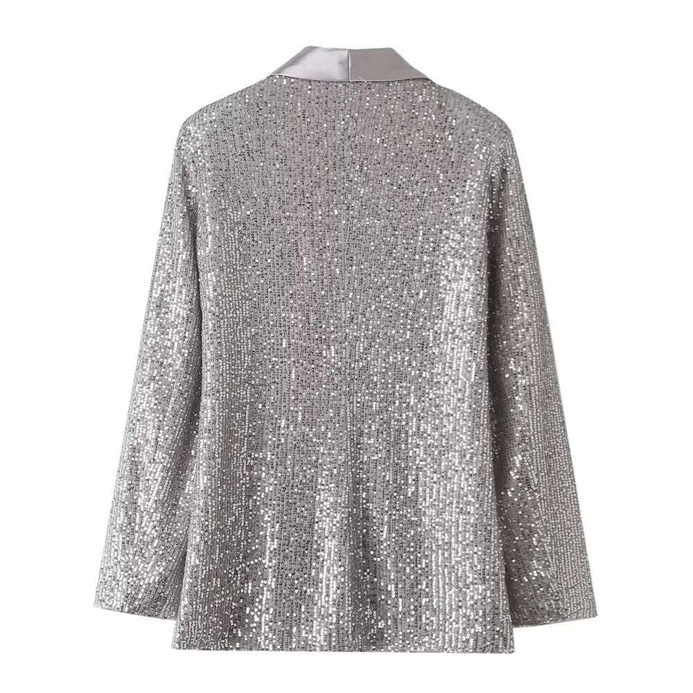 Spring New Product Women's Fashion And Casual Versatile Sequin Decorative Suit Coat suits women