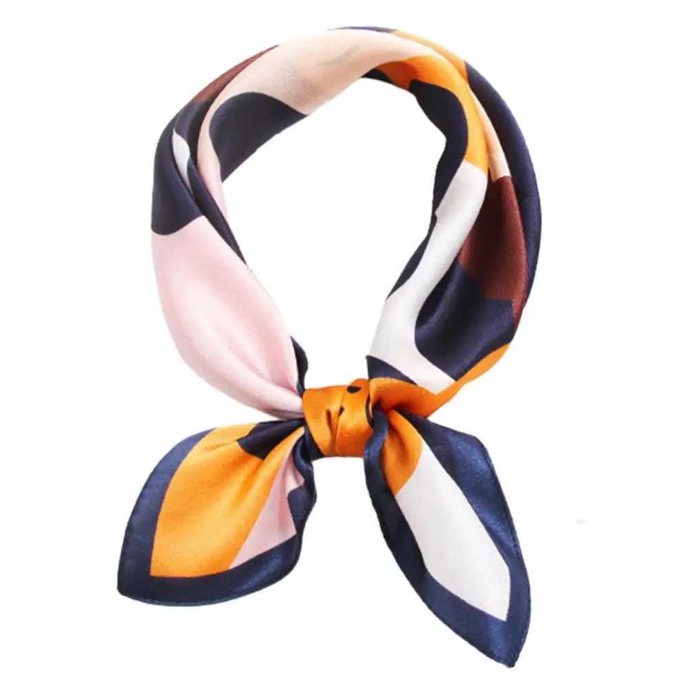 Wen Silk Scarf Fashionable Silk Scarf for Wen Soft Breathable Neck Collar with Colorf Print for Parties Cmutes ryday X250319