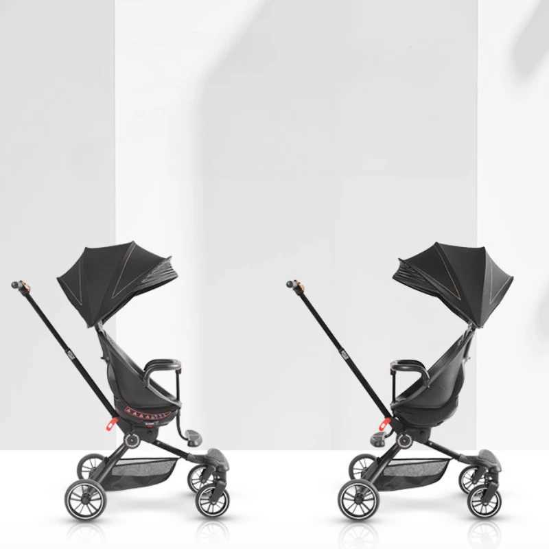 New Lying lightweight baby stroller foldable two-way baby stroller panoramic travel luxury childrens stroller baby stroller Z250319