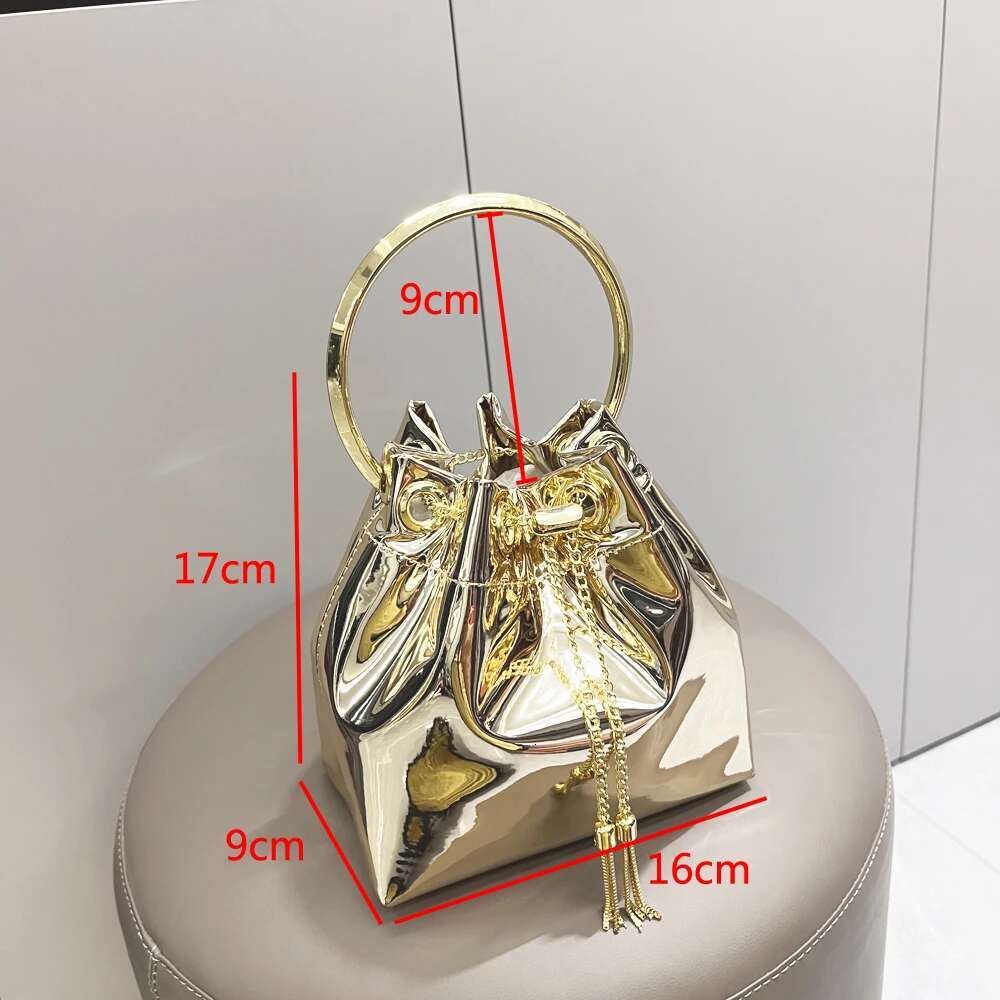 Women's Evening Clutch Purses And Handbag Designer Shoulder Bucket Bag Purse Female Banquet Payty Bags