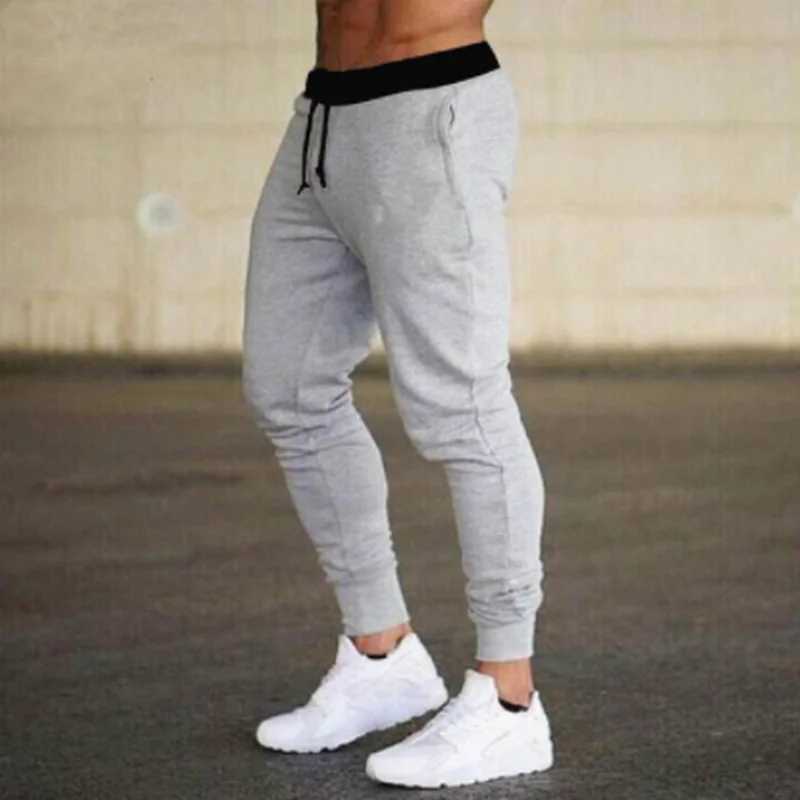 New Jogging Pants Men Sport Sweatpants Running Pants GYM Pants Men Joggers Cotton Trackpants Slim Fit Pants Bodybuilding Trouser X250319