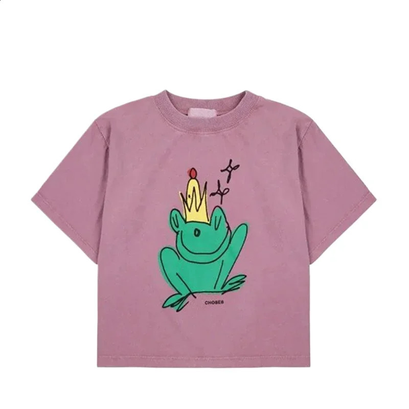 2025 Bc Summer Kids Girls T-shirts Cute Print Short Boy Tee Cartoon Fashion Print Cotton Children Casual Tops Clothes 250319
