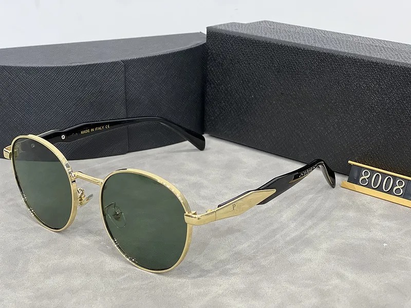 2025 kids luxury men metal oval sunglasses Z260305