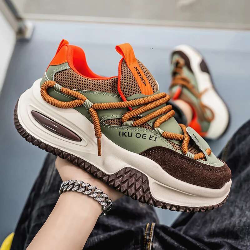 2025 new sports shoes men's hip-hop men's designer fashion shoes comfortable lace up men's casual sports shoes