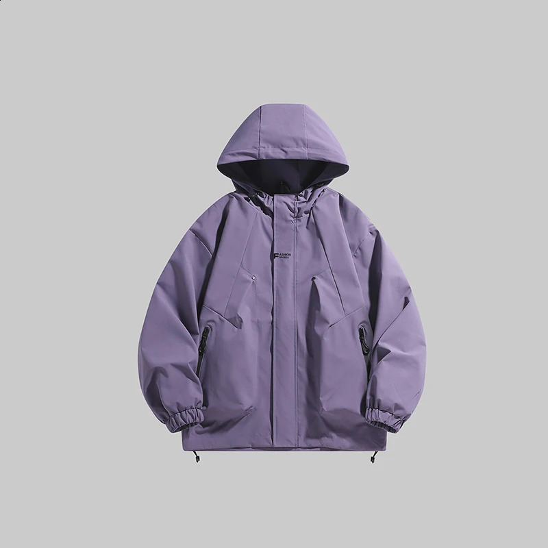 Mens Womens Outdoor Couple Sprint Jackets Spring Autumn Windproof Waterproof Highquality Mountaineering Sportswear 250317