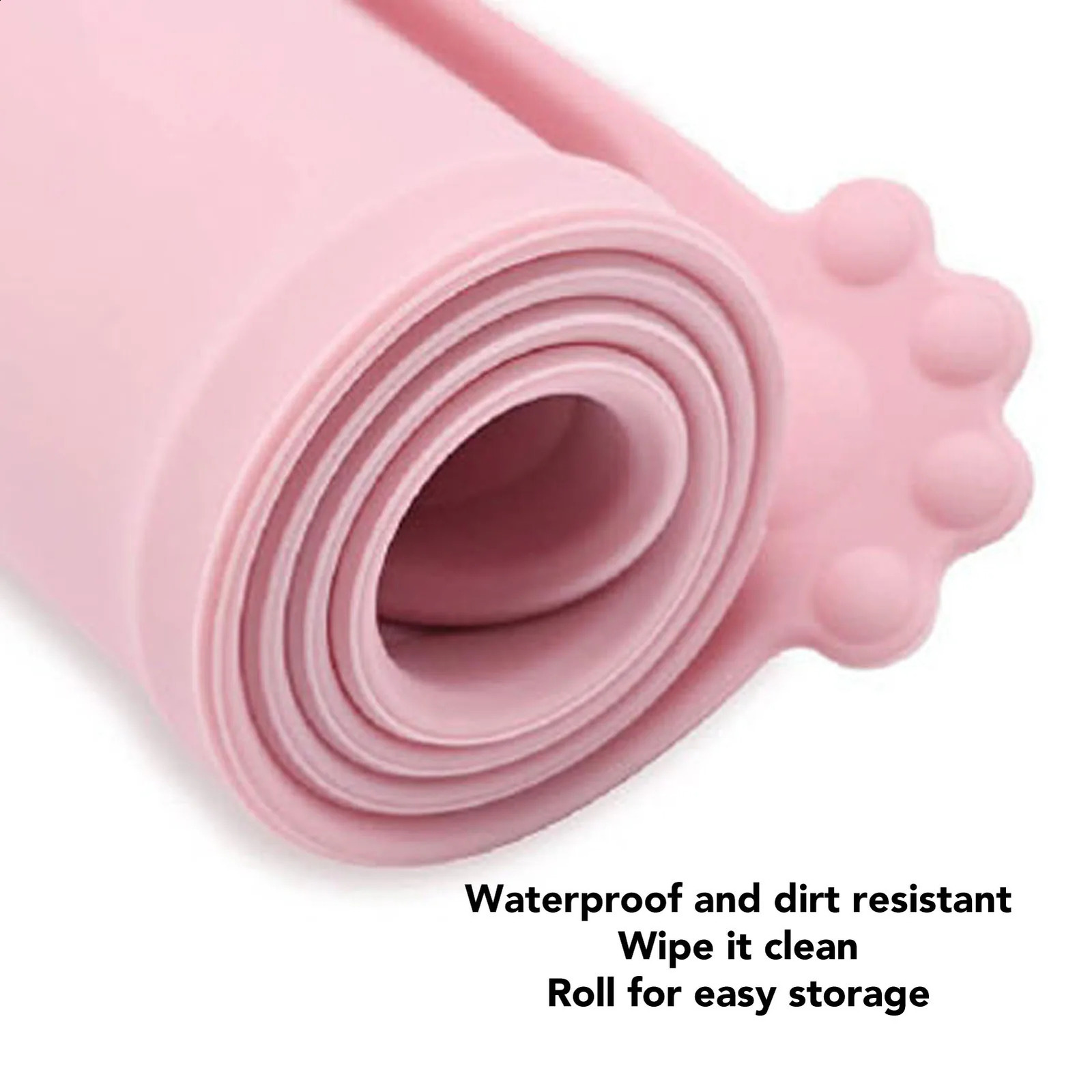 Silicone cat and dog food bowl mat with cute appearance silicone pet feeding deformed splash proof easy to clean for home use 250312
