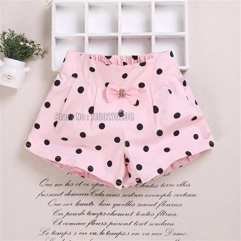 Kids Summer Bow Princess Shorts Fashion Girls Children Pants Flower Girls Clothing 250319