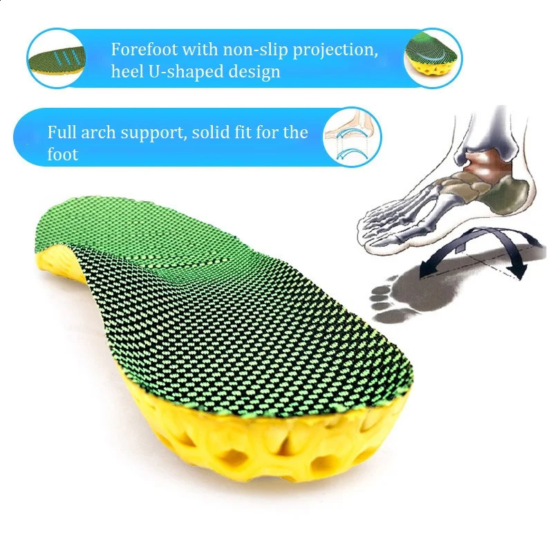 Man Women Orthopedic Insoles Memory Foam Insoles For Shoes Sole Mesh Deodorant Breathable Cushion Running Insoles For Feet 250319