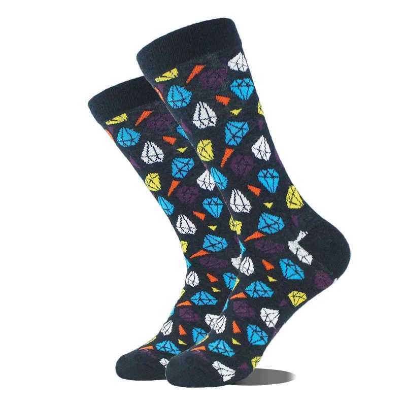 Happy and Fun SoCKs for Men Alien Design for Dogs Pandas Penguins Frogs Skarpetki Sokken Unisex Hip Hop Large Sized Skateboarding Divertidos X250319