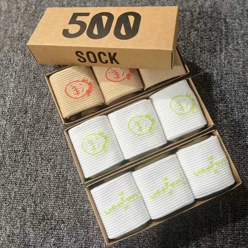 3 pairs of mens gift box socks fashionable sports basketball cycling street skateboarding gifts womens socks X250319