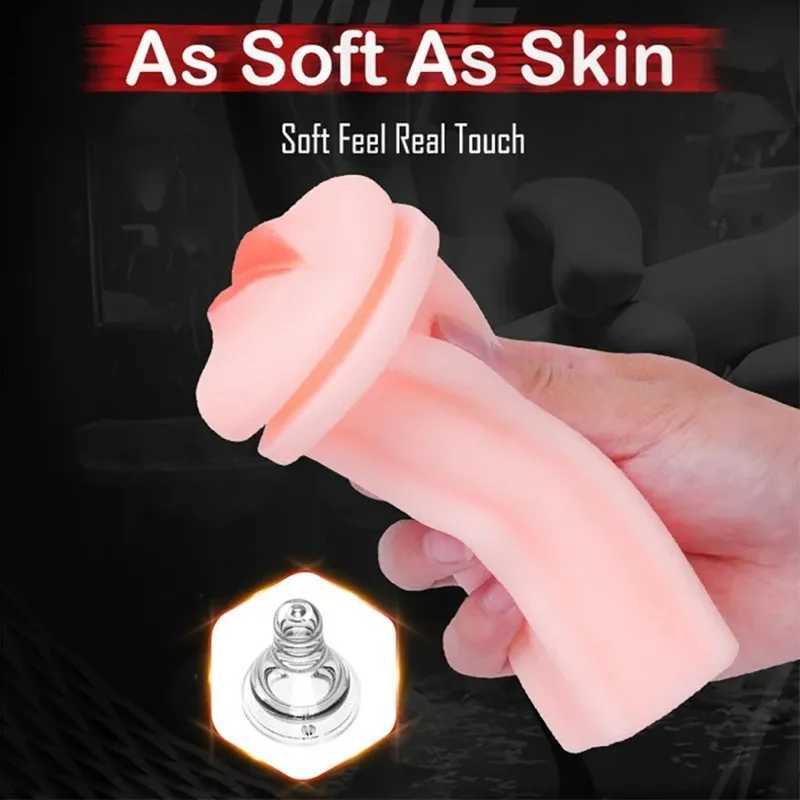 Male Masturbator Cup Sex Toy for Men Soft Cock Training Cup Glans Massage Penis Sleeve Adult Products Vagina Pussy Cup Sex Shop W250319