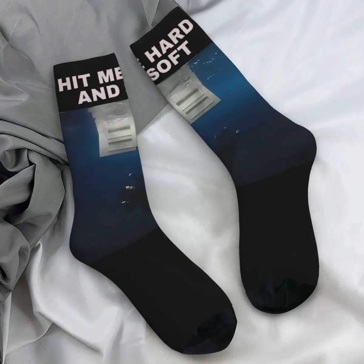 Fashionable unisex socks 2024 Hit Me Hard and Soft Tour B-Bills Merchandise Comfortable and breathable socks X250319