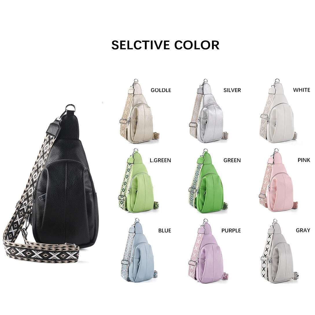 2024 New Arrival Women's Sg Vegan Leather Fanny Packs Crossbody Bag With Adjustable Shoulder Strap Chest Bags For Travel
