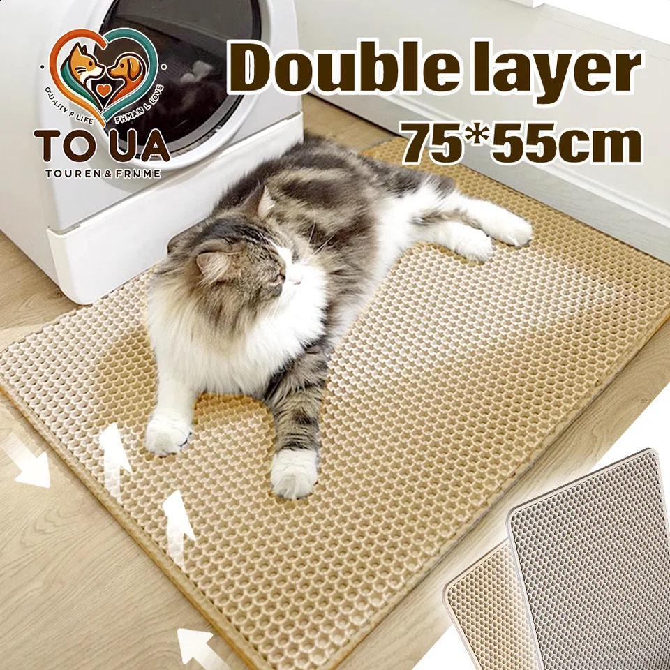 Toua Choice doublelayer EVA cat lamp pad bed large 75cm waterproof sand basin filter dog pet product accessories 250312