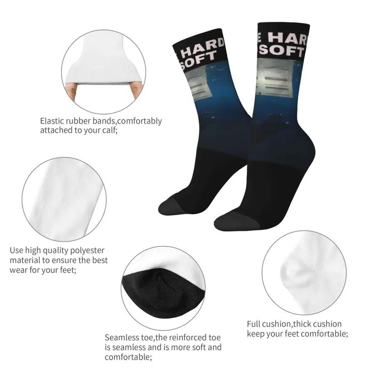 Fashionable unisex socks 2024 Hit Me Hard and Soft Tour B-Bills Merchandise Comfortable and breathable socks X250319